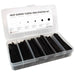 HSTB170 - 2:1 Heat Shrink Tubing Mini Kit (Black) - 3/64" to 3/8" - Ferrules Direct