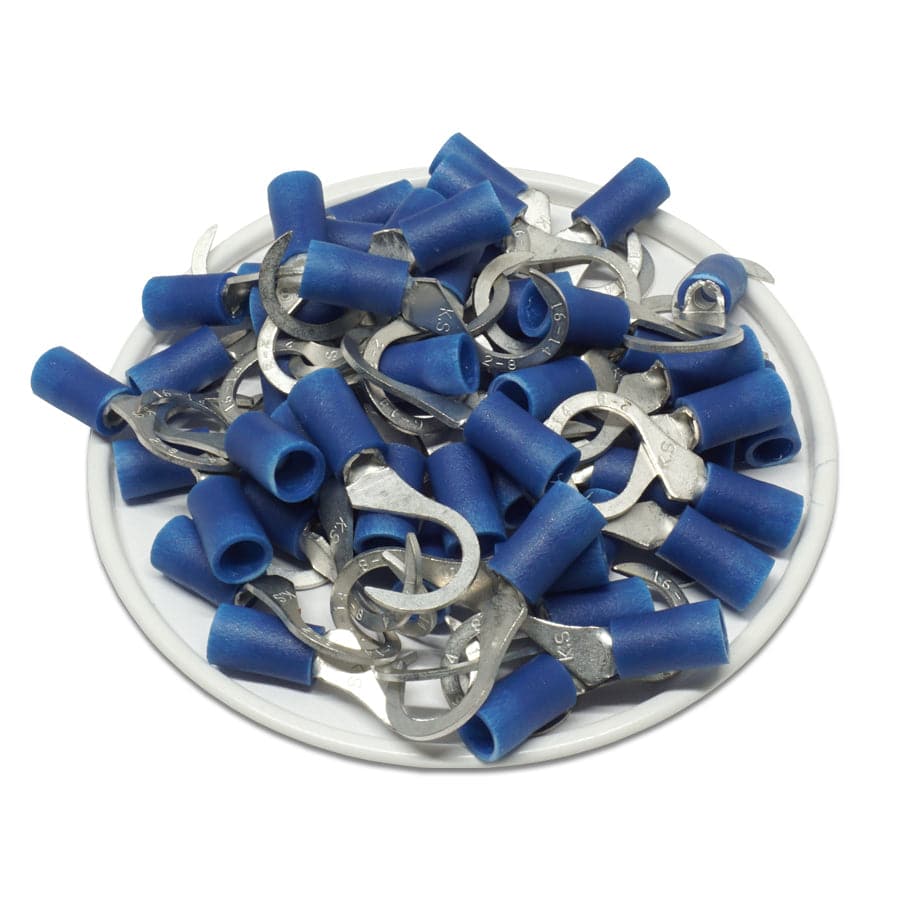 HVB2-8 - 16 to 14 AWG Vinyl Insulated Hook Terminals, 5/16