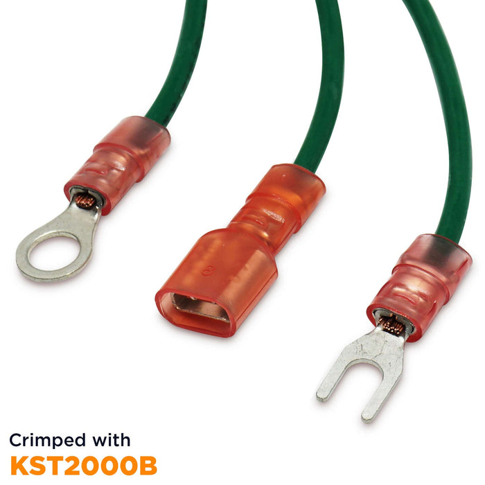 KST2000B - UL Approved Double Crimp Insulated Terminal Tool - 22-10 AWG - Ferrules Direct