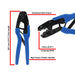 KST2000FA - UL Approved Insulated AMP Type Flag Terminal Crimping Tool - 22-14 AWG - Ferrules Direct