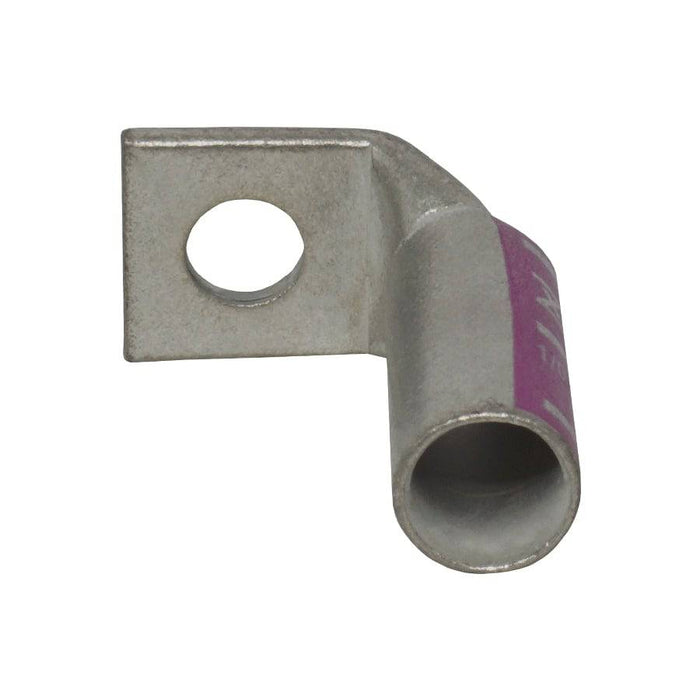 LBF10516 - 90 Degree Long Barrel Compression Lug - 1/0AWG - 5/16