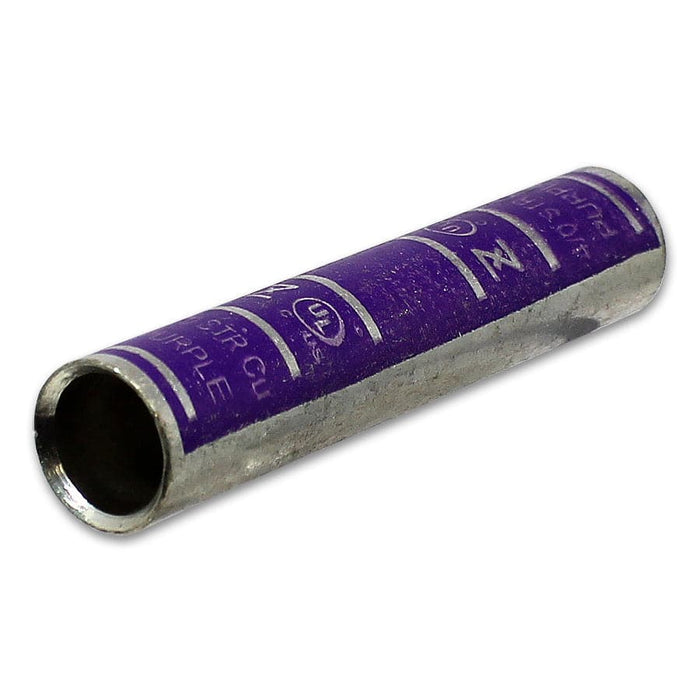 LC40 - 4/0 AWG Long Barrel Splice - Purple - Ferrules Direct