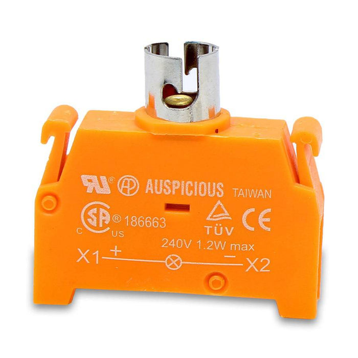 LH-1B - Lamp Holder Full Voltage Adapter - Ferrules Direct