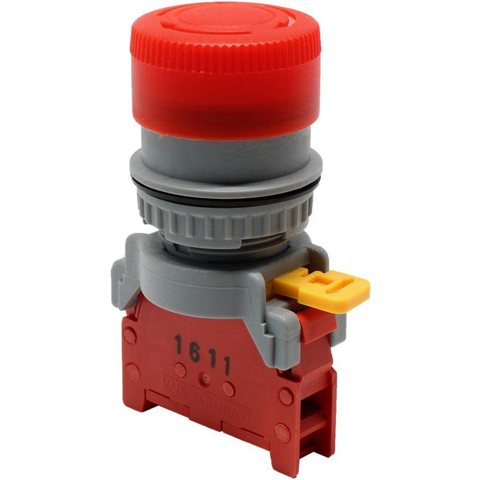 LMS22-1/C-RD - Rotary Switch - 1 Contact (1/C) - 22mm - Red - Ferrules Direct