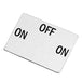 LP-301 - 22mm Legend Plate - ON-OFF-ON - Ferrules Direct