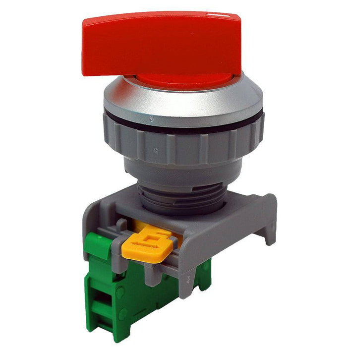 LSS30-1/O-RD - Long Knob Switch - 1 Contact (1/O) - 2 Positions (0-1) - Red - Ferrules Direct