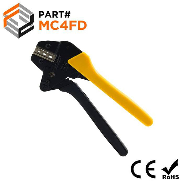 MC4FD - MC4 Solar Pin Ratchet Crimping Tool - 14-10 AWG - Ferrules Direct