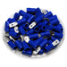 MDV2-187(8) - Vinyl Insulated Quick Disconnect - 16 AWG to 14 AWG - Male - Ferrules Direct