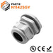 1-1/4" NPT Thread Nylon Cable Gland, Gray, IP68, 18-25mm Range - N11425GY - Ferrules Direct