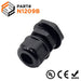 1/2" NPT Thread Nylon Cable Gland, Black, IP68, 5-9mm Range - N1209B - Ferrules Direct