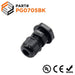 PG7 Nylon Cable Glands - 2-5mm - Black - PG0705BK - Ferrules Direct