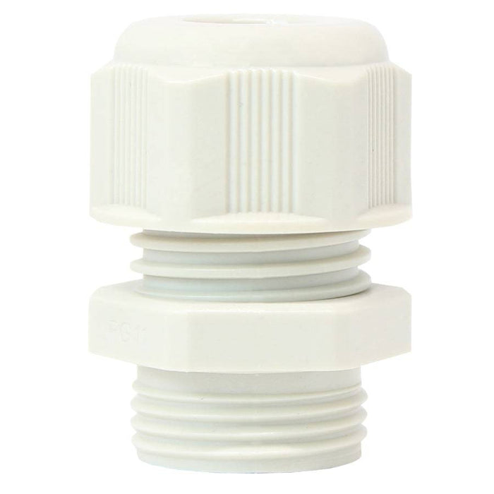 PG11 Thread Nylon Cable Gland, Beige, Range: 3/16