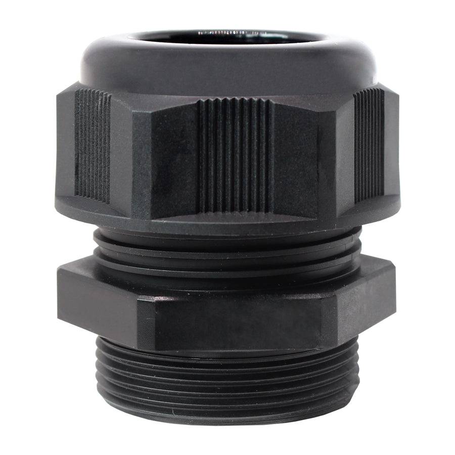 Pg29 Thread Adapter P2920B - PG29 Thread Nylon Cable Gland, Black, Range: 1/2