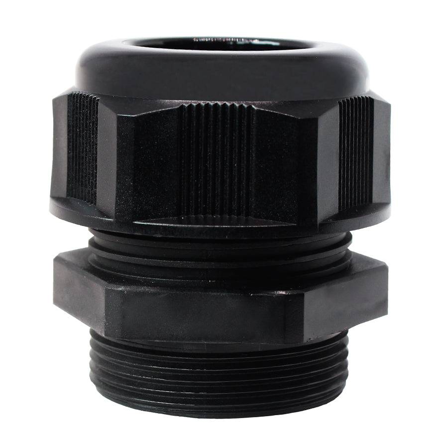 Pg29 Thread Adapter P2925B - PG29 Thread Nylon Cable Gland, Black, Range: 11/16