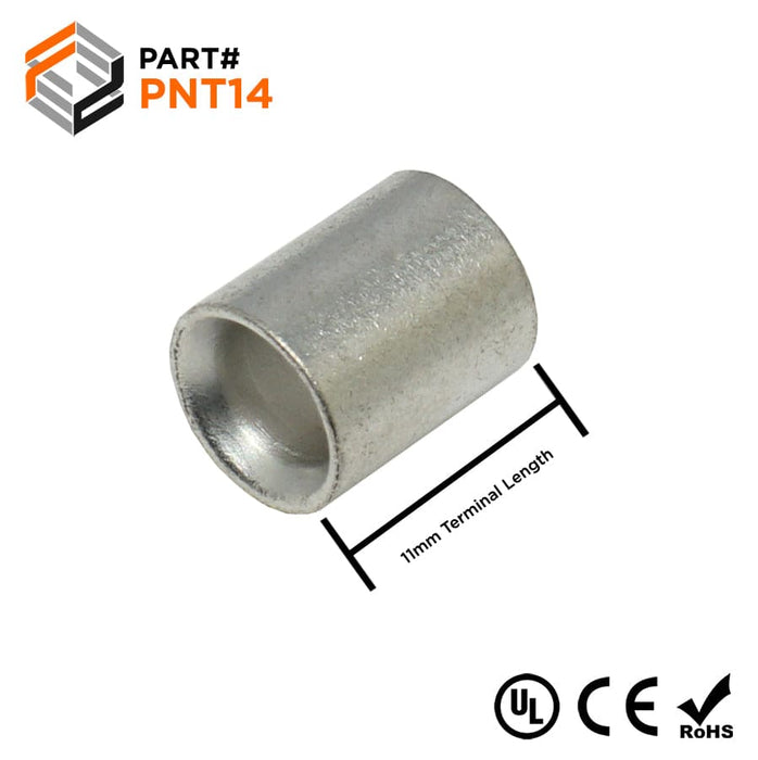 PNT14 - Non Insulated Parallel Connector - 6AWG - Ferrules Direct