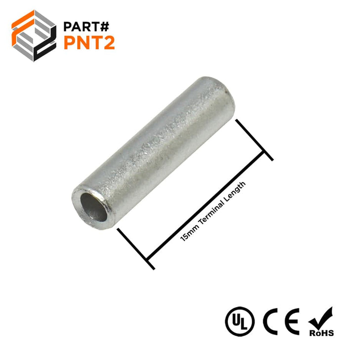 PNT2 - Non Insulated Parallel Connector - 16-14AWG - Ferrules Direct