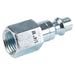 PNU14IND - 1/4" Female Steel Industrial Plug - Ferrules Direct