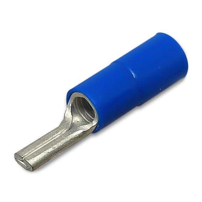 PTNYB16-13 - Nylon Insulated Pin Terminals - 6 AWG - Blue - Ferrules Direct