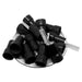 PTNYB25-15B - Nylon Insulated Pin Terminals - 4 AWG - Black - Ferrules Direct