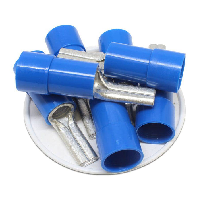 PTNYB50-20 - Nylon Insulated Pin Terminals - 1/0 AWG - Blue - Ferrules Direct