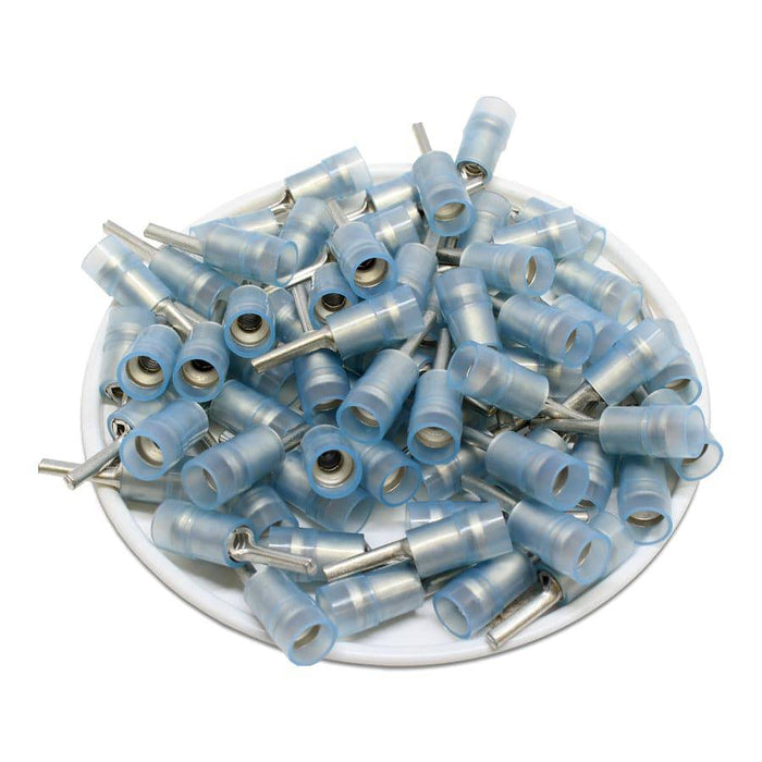 PTNYD2-10 - Nylon Insulated Pin Terminals - 16-14 AWG - Double Crimp - Ferrules Direct