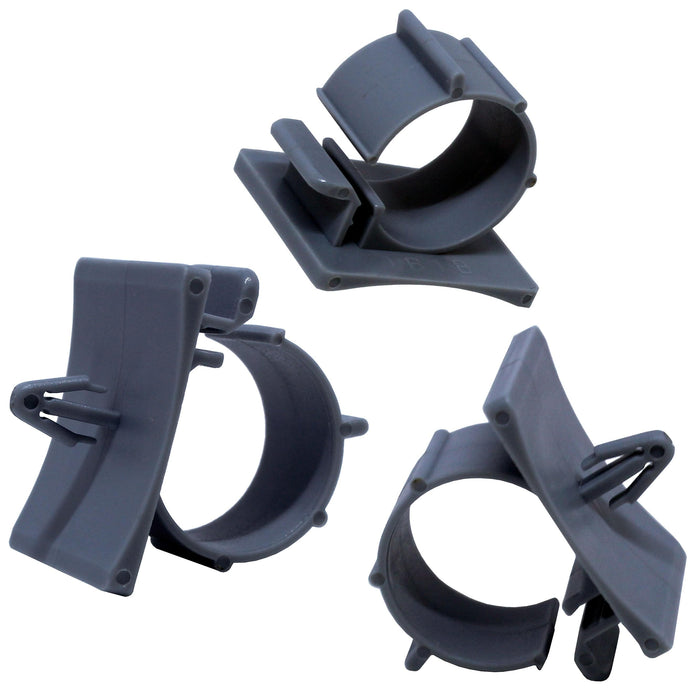 PTS0708 Push Mount Cable Clamps - Diam. 7-8mm - Gray - Ferrules Direct