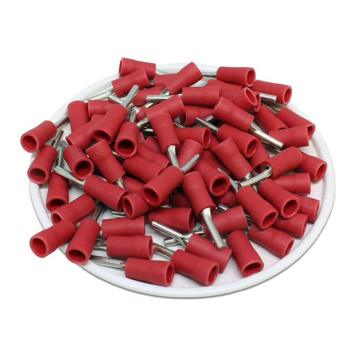 PTV1-10 - Vinyl Pin Terminals - 22-16 AWG - Ferrules Direct