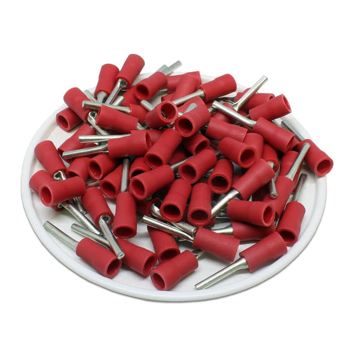 PTV1-13 - Vinyl Pin Terminals - 22-16 AWG - Ferrules Direct