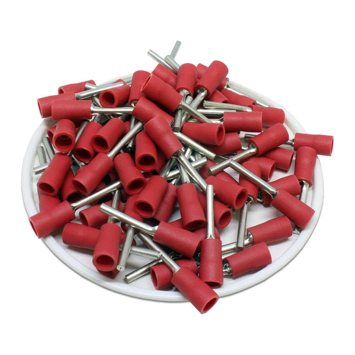 PTV1-14 - Vinyl Pin Terminals - 22-16 AWG - Ferrules Direct