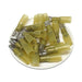 QDSF102-63 - Polyolefin Heat Shrink Female Quick Disc .25" Tab - 12-10AWG -Yellow - Ferrules Direct