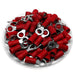 DRVB5-1 DIN46237 Vinyl Ring Terminal Brazed 22-16 AWG - #10 Stud - 100/pk - Ferrules Direct
