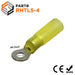 RHTL5-4 - Nylon Insulated Heat Shrinkable Ring Terminals - 12-10 AWG - Ferrules Direct
