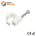 RNC6W - Round Nail Cable Clip - White - 6mm - Ferrules Direct