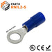 RNIL2-5 - Polycarbonate Ring Terminals - 16-14 AWG - #10 Stud - Ferrules Direct