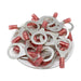 RNYD1-12 Nylon Ring Terminals - Double Crimp 22-16AWG - Ferrules Direct