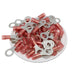 RNYD1-6 Nylon Ring Terminals - Double Crimp 22-16AWG - Ferrules Direct