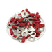 RVY1-6 - Vinyl Injection Molded Ring Terminals - 22-18 AWG - 1/4" Stud - Ferrules Direct
