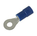 RVYL2-37 - Vinyl Injection Molded Ring Terminals - 16-14 AWG - #6 Stud - Ferrules Direct