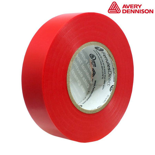 PVC Electrical Tape - 3/4" x 60ft - Red - Ferrules Direct