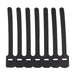 Q-35-007-BK - Rip-Tie Mini - 1/4"x3-1/2" - 7-Pack - Black - Ferrules Direct
