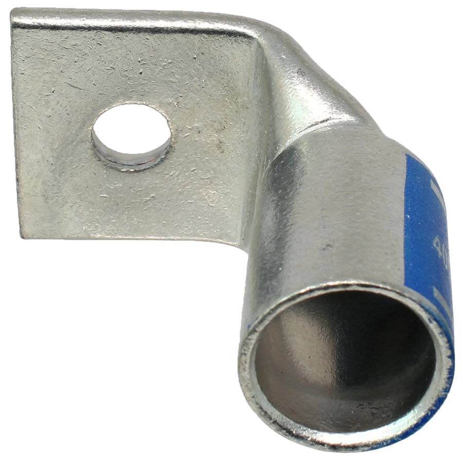 SBF40038 - 90 Degree Short Barrel Compression Lug - 400 MCM - 3/8" Stud - Ferrules Direct
