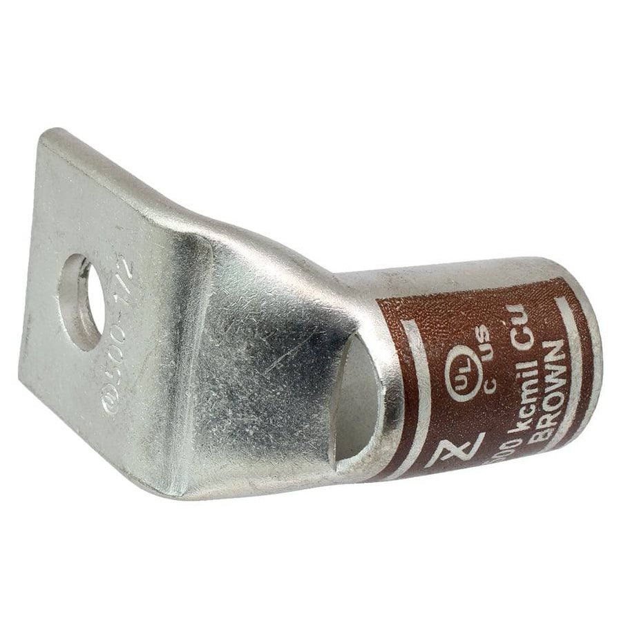 LBF50012 - 90 Degree Long Barrel Compression Lug - 500MCM - 1/2