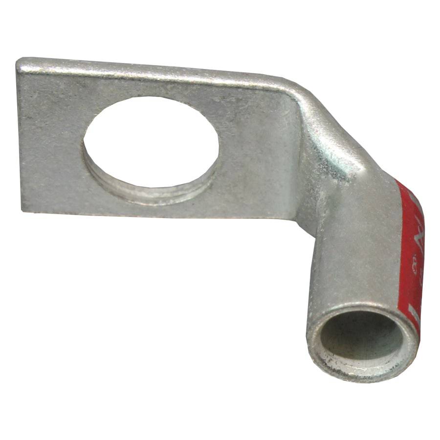 SBF8516 - 90 Degree Short Barrel Compression Lug - 8 AWG - 5/16" Stud - Ferrules Direct