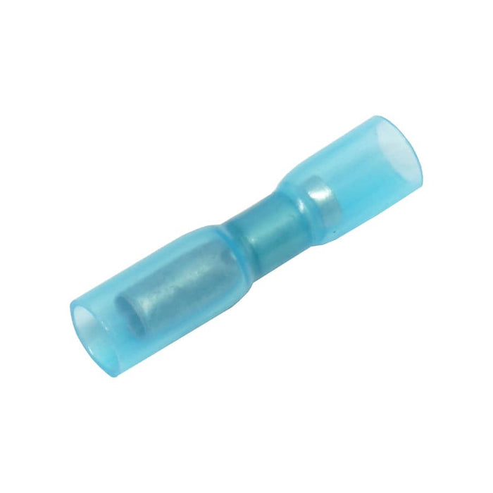 SBTF101-4 - Polyethylene Heat Shrink Female Bullet - 4mm - 16 -14AWG - Blue - Ferrules Direct