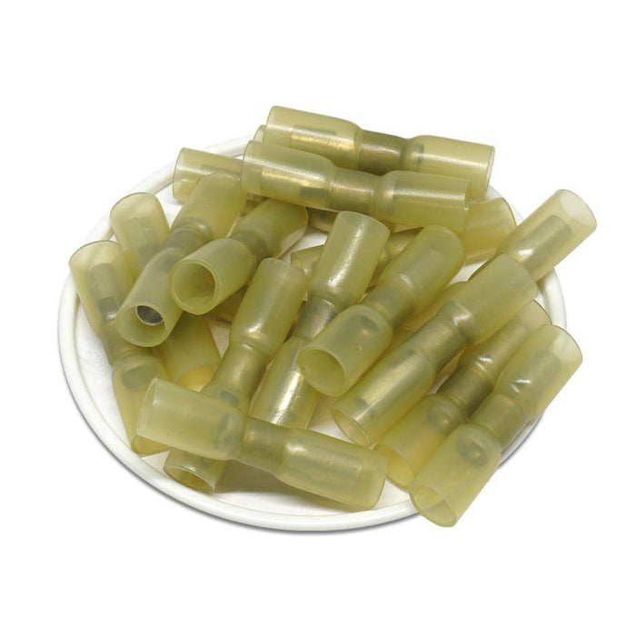 SBTF102-5 - Polyethylene Heat Shrink Female Bullet - 5mm - 12 -10AWG - Yellow