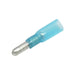 SBTM101-4 - Polyethylene Heat Shrink Male Bullet - 4mm - 16 -14AWG - Blue - Ferrules Direct