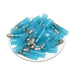 SBTM101-5 - Polyethylene Heat Shrink Male Bullet - 5mm - 16 -14AWG - Blue - Ferrules Direct