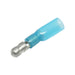 SBTM101-5 - Polyethylene Heat Shrink Male Bullet - 5mm - 16 -14AWG - Blue - Ferrules Direct
