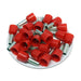 8 AWG (12mm Pin) Short Circuit Ferrules - Red - Ferrules Direct