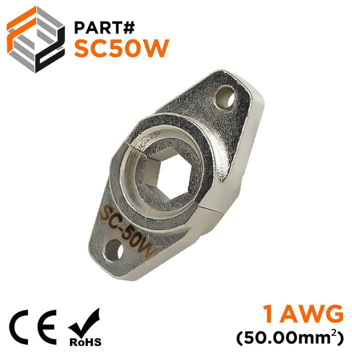 SC50W - Crimping Die for Compression Cable Lugs - 1 AWG - Hexagonal Profile - Ferrules Direct